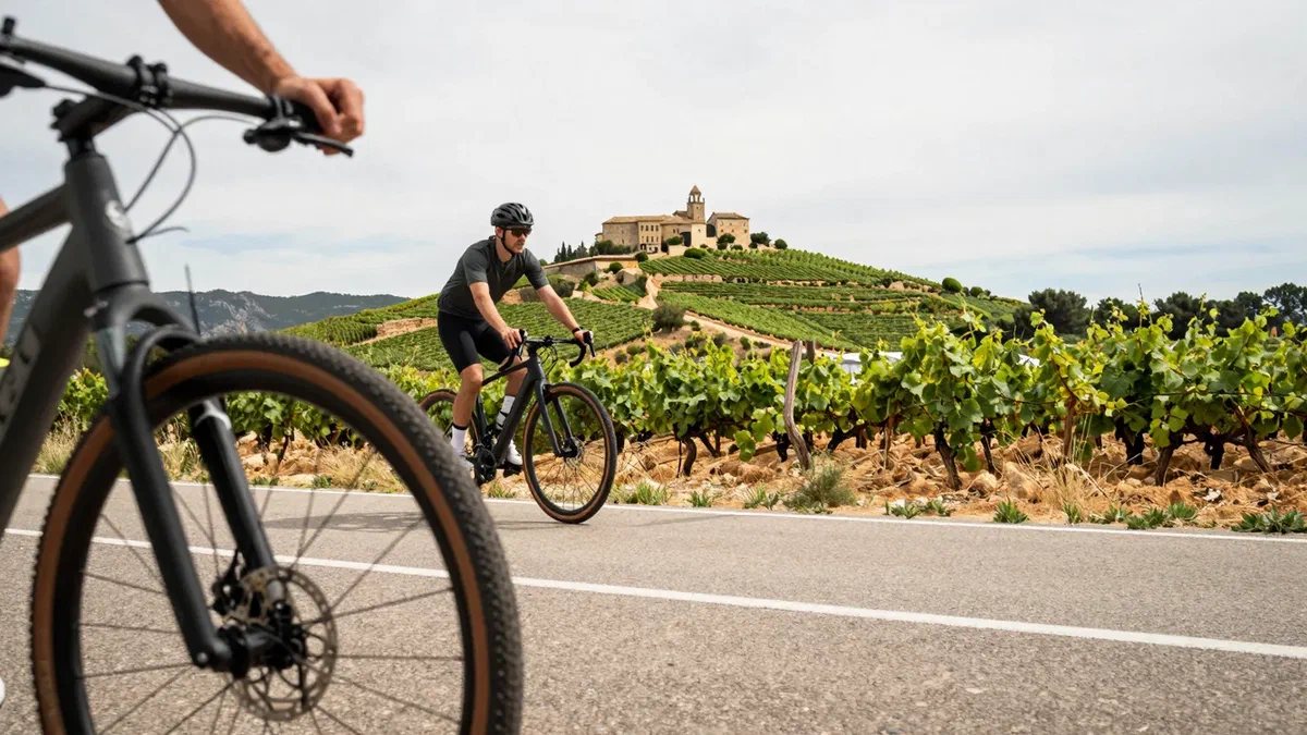 Old Railway Greenway E-Bike Odyssey — Sant Julià de Ramis ridge
